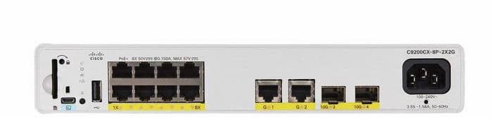 سوییچ سیسکو مدل C9200CX-8P-2X2G-E